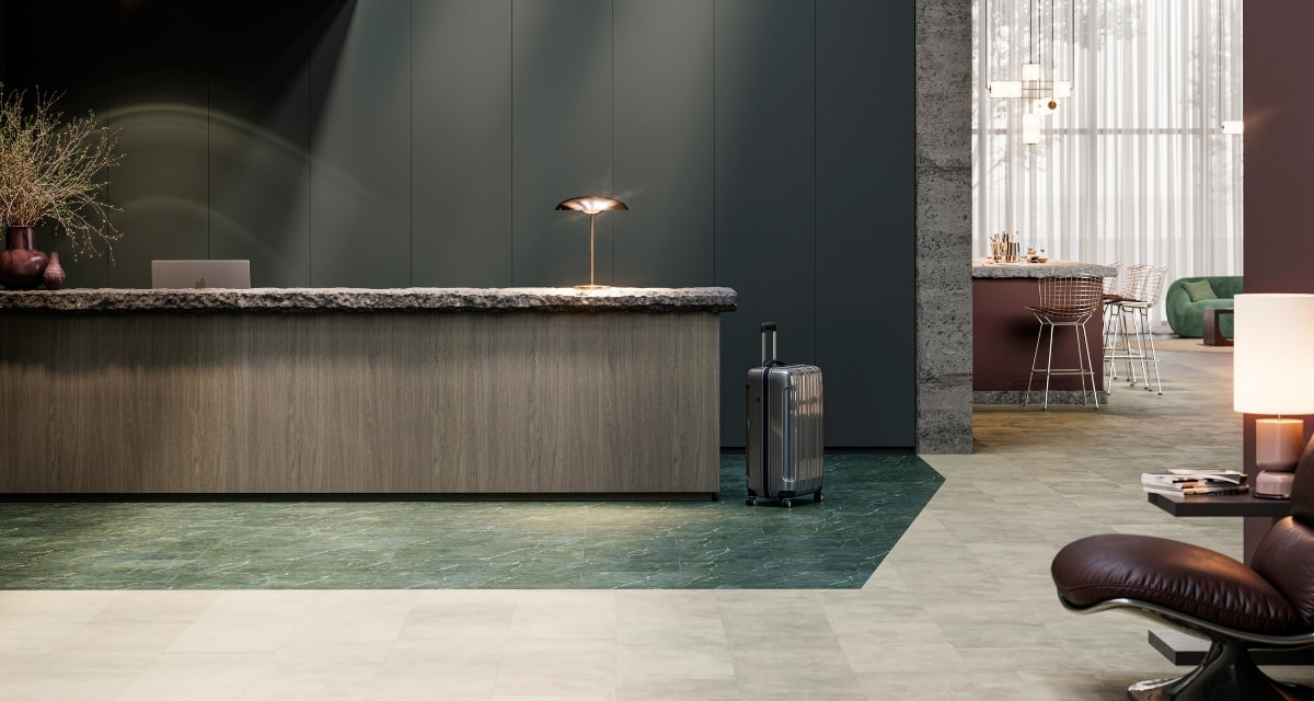 Master Oak panels at reception lobby